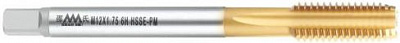 Метчик DIN376 M12*1.75 6H HSSE-PM TiN Spiral Point Tap