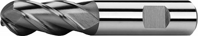 Сферическая концевая фреза R=1/2D 4x11x55, Z4, DIN 1889, HSSCo8 530718.040