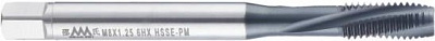 Метчик DIN371 M3*0.5 6HX HSSE-PM Ti-TiCN L15 Spiral Flute Tap